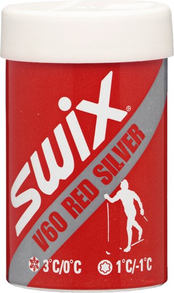 Swix V60 Red/Silver Hard Wax - 45 g