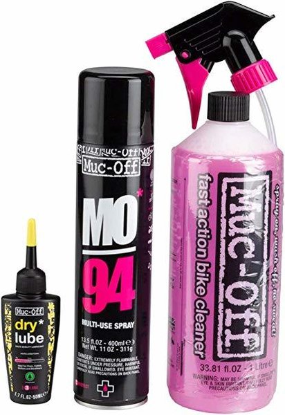 Muc-Off Wash, Protect & Lube Maintenance Kit