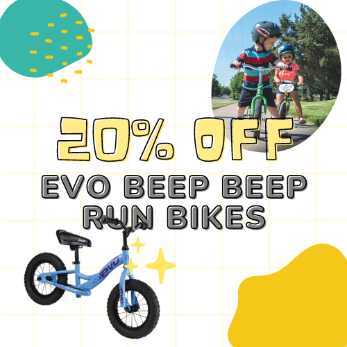 20% off evo beep beep run bikes