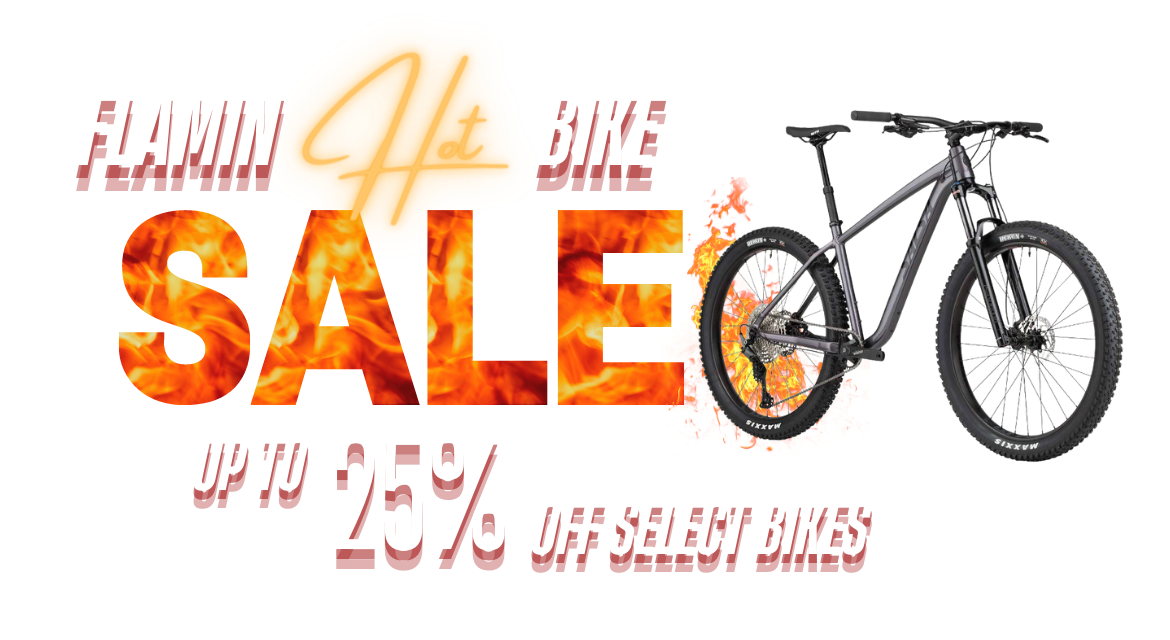 Flamin Hot Bike Sale up to 25% off select bikes