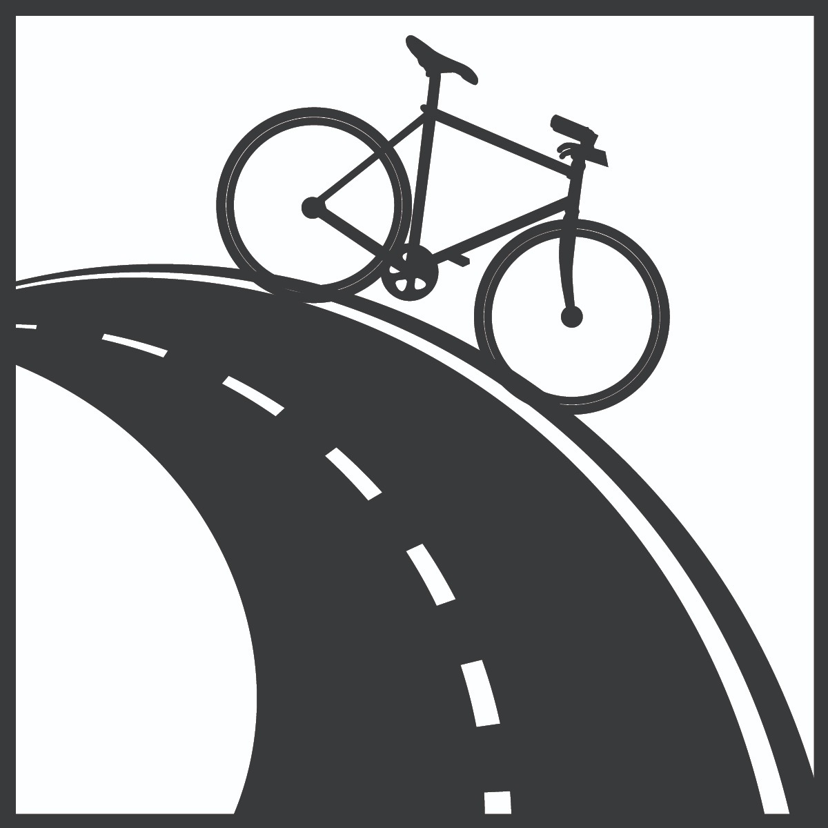 small road bike logo
