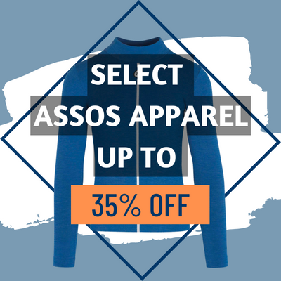 select assos apparel up to 35% off