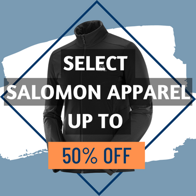 select Salomon apparel up to 50% off