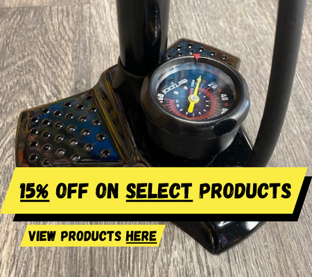 15% off on select products
