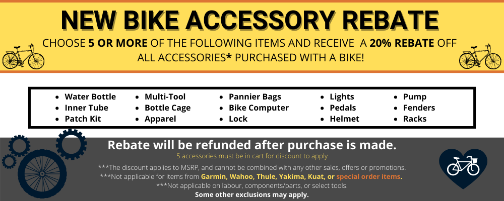 New bike accessory rebate
