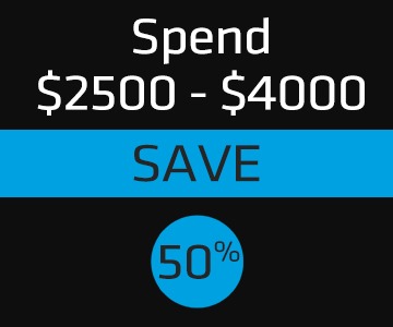 spend 2500-4000 save 50%
