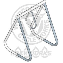 Woodcock Cycle Works Steel 1 Ring Bike Rack