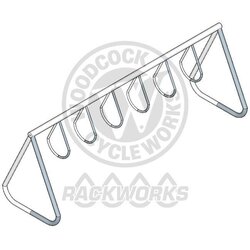 Rackworks 6 Ring Rack, 14 Bike Capacity