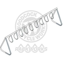 Woodcock Cycle Works Steel 9 Ring Bike Rack