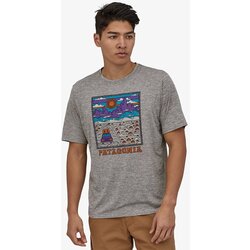 Patagonia Cap Cool Daily Graphic Shirt Summit Road: Feather Grey