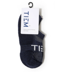 TIEM Low-Cut Socks - Navy/White