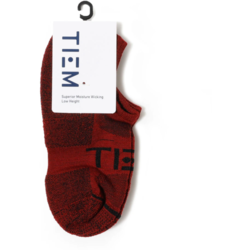 TIEM Low-Cut Socks - Merlot/Black