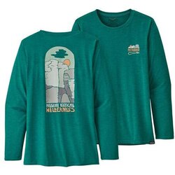 Patagonia W's L/S Cap Cool Daily Graphic Shirt Borealis Green Large