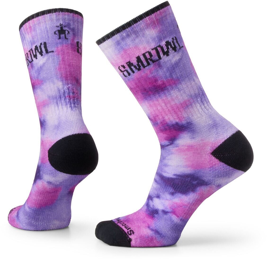 Yacht & Smith Tie Dye Cotton Crew Socks - 6 Pairs Colorful Boot Socks