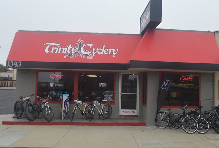 Trinity Cyclery store front