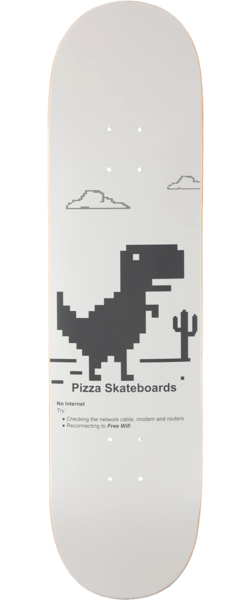 Pizza Skateboards Pizza X Free Wifi Deck 8.25