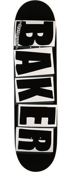 Baker Skateboards Brand Logo Deck 8.12 Black/White