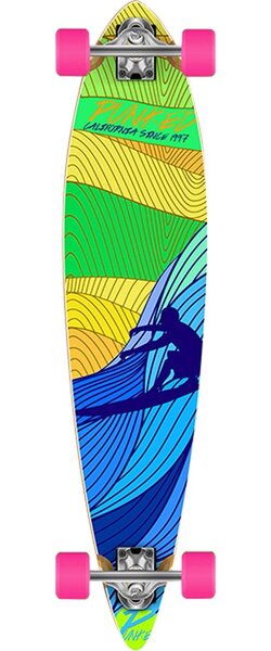 Punked Pintail Complete Surf's Up Longboard