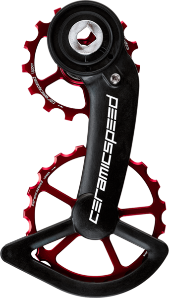 CeramicSpeed CeramicSpeed OSPW Oversized Pulley Wheel System for SRAM Red/Force AXS - Red Coated