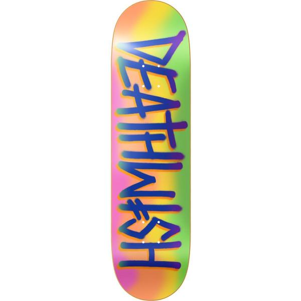 Deathwish Skateboards Deathspray Multi Gradient Lime/Yellow/Pink Skateboard Deck