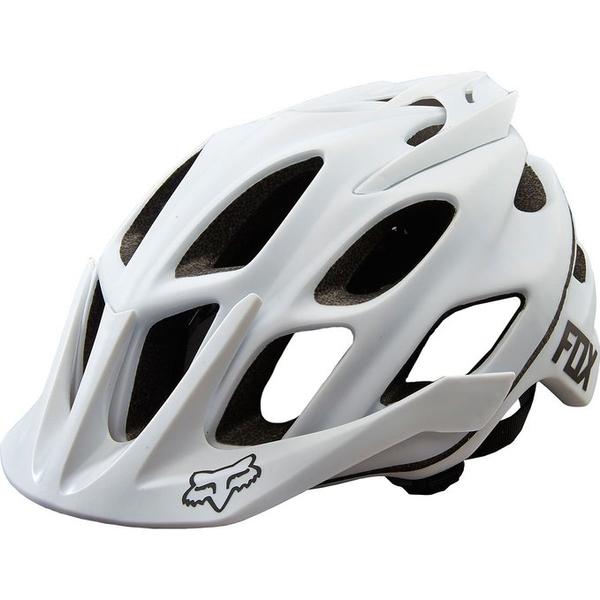 Fox Racing Flux White Helmet
