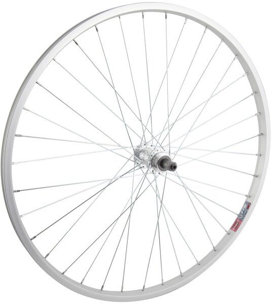 Wheel Master 26" Alloy Mountain Single Wall Rear Wheel Silver Freewheel