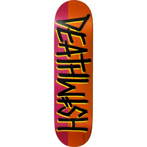 Deathwish Skateboards Deathspray Split Orange / Red Skateboard Deck 