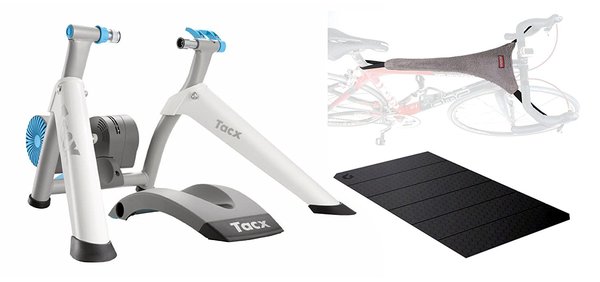 Tacx Vortex Smart Cycling Trainer With Mat and Sweat Net