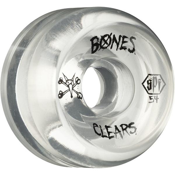 Bones SPF Clears Clear Skateboard Wheels