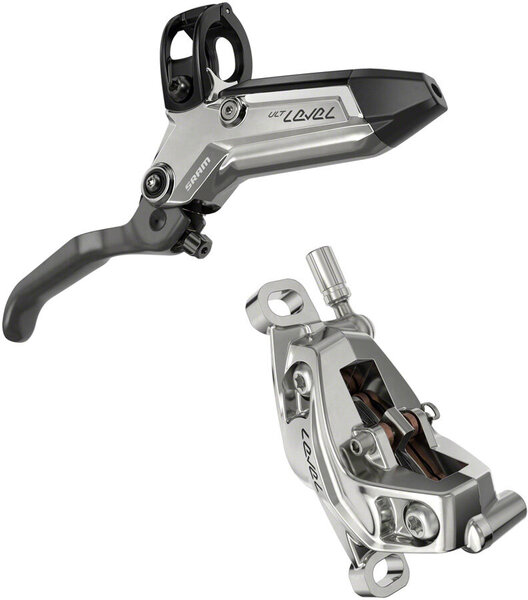 SRAM Level Ultimate Stealth Disc Brake and Lever, 4Piston Brands Cycle and Fitness