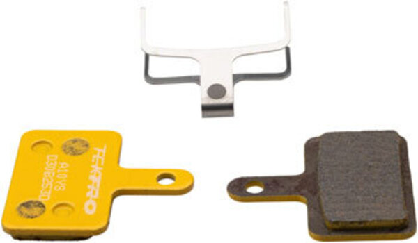 Tektro A10YS Disc Brake Pad Metal/Ceramic Compound For 2-Piston Calipers Yellow