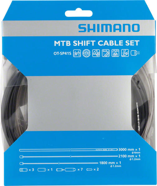 Shimano MTB PTFE Derailleur Cable and Housing Set