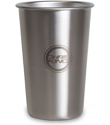 Chris King Stainless Steel Pint Cup with Logo
