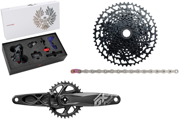 SRAM SRAM X01 Eagle AXS GX DUB Groupset with NX Chain and Cassette