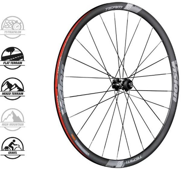 Vision FSA Team 30 Wheelset SH11 - Brands Cycle and Fitness