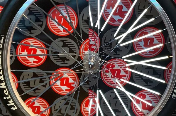 Ride Out Supply Reflective Spoke Covers