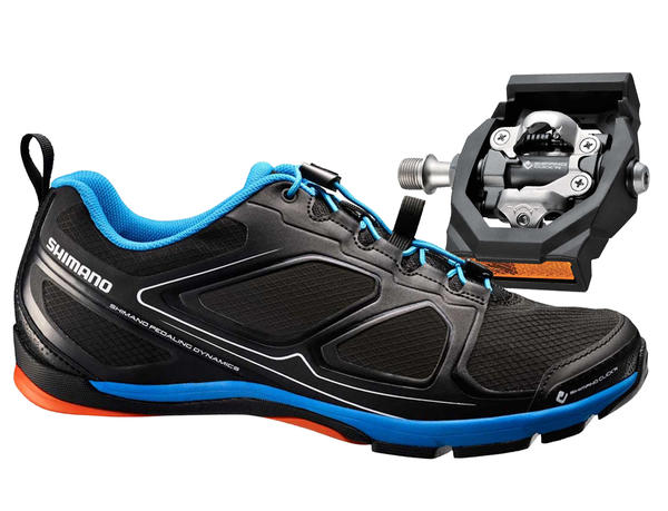 Shimano SH-CT71 Click'R Shoes & PD-T700 Pedal Combo