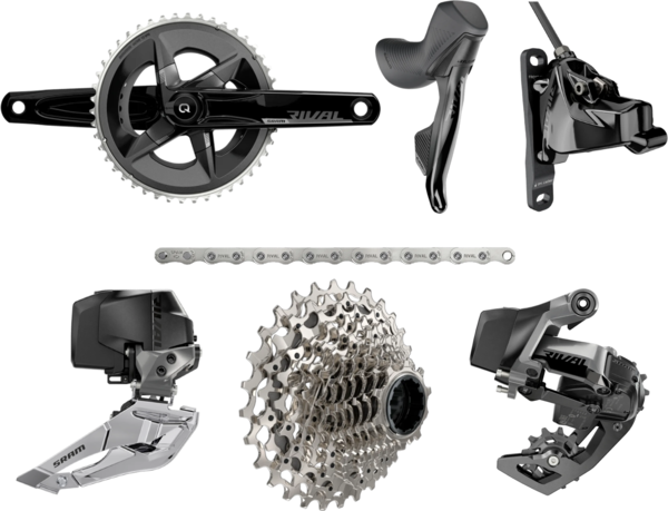 SRAM Rival AXS D1 2x12 Power-Meter Groupset - Brands Cycle and Fitness