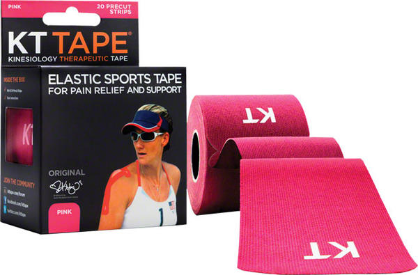 KT Tape Pro Kinesiology Therapeutic Body Tape: Roll of 20 Strips, Pink