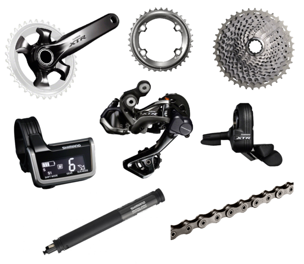 Shimano XTR 9050 175mm Di2 Complete Groupset 