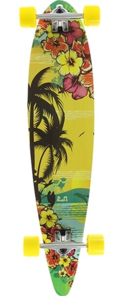 Punked Pintail Complete Tropic Day Longboard