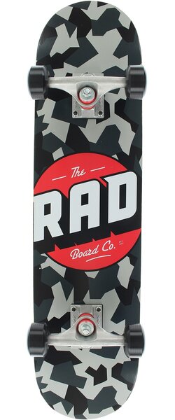 Rad Board Co. Camo Complete Skateboard 7.25 Snow Camo