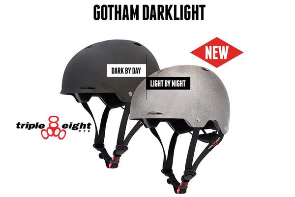 Triple Eight Gotham Darklight with Stealth Reflective Technology
