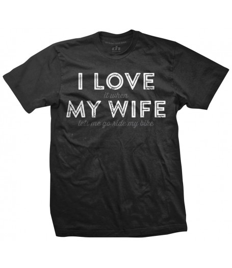 DHD Wear I Love My Wife T-Shirt