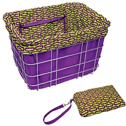 Electra Basket Liner Purple/Ovals