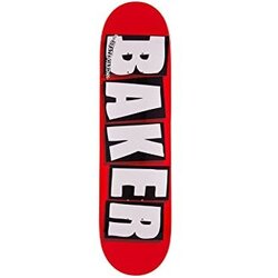 Baker Skateboards Brand Logo Deck 8.25 Red/White