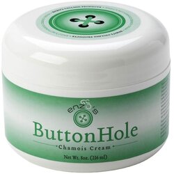 Enzo's Cycling Products Buttonhole Chamois Cream 8oz Jar