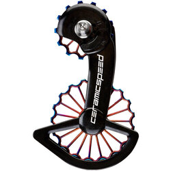 CeramicSpeed CeramicSpeed OSPW Pulley Wheel 3D Printed Ti Pulley Coated Races Shimano Dura-Ace 9250 & Ultegra 8150