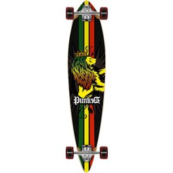 Punked Pintail Complete Rasta Lion Longboard
