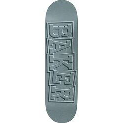 Baker Skateboards Reynolds Ribbon Name Deck 7.87 Grey